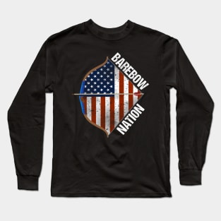 Barebow Nation Traditional Archery Long Sleeve T-Shirt